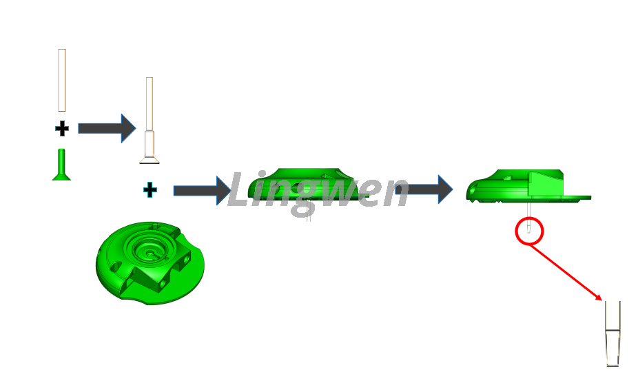 Baugruppe des Insulinpumpen-Injektionskatheters 1