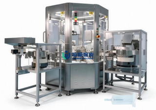 Montagemaschine für sichere Blutröhrchenhalter